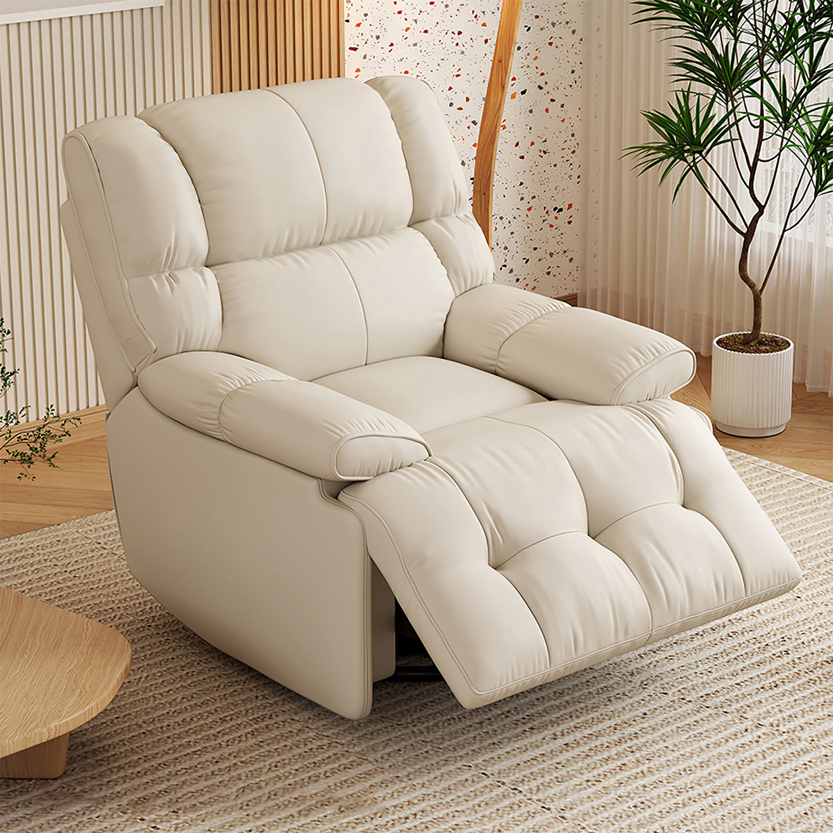 Reclining Sofa with Recliner, Multi-Functional & Velvet for Living Room