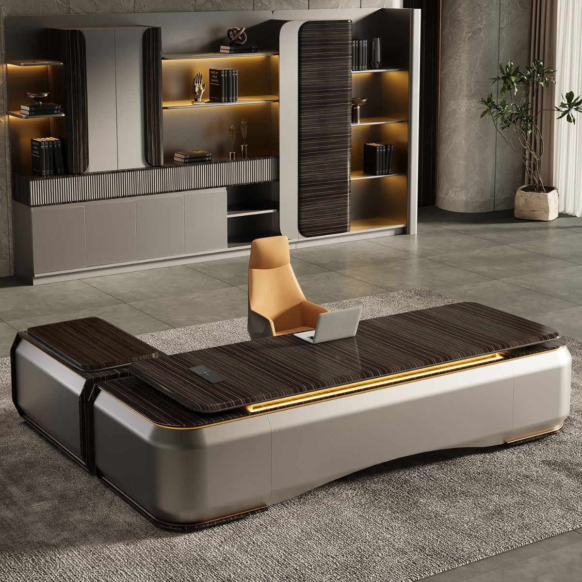 Luxury Executive Desk with Modern Design and Premium Finishes