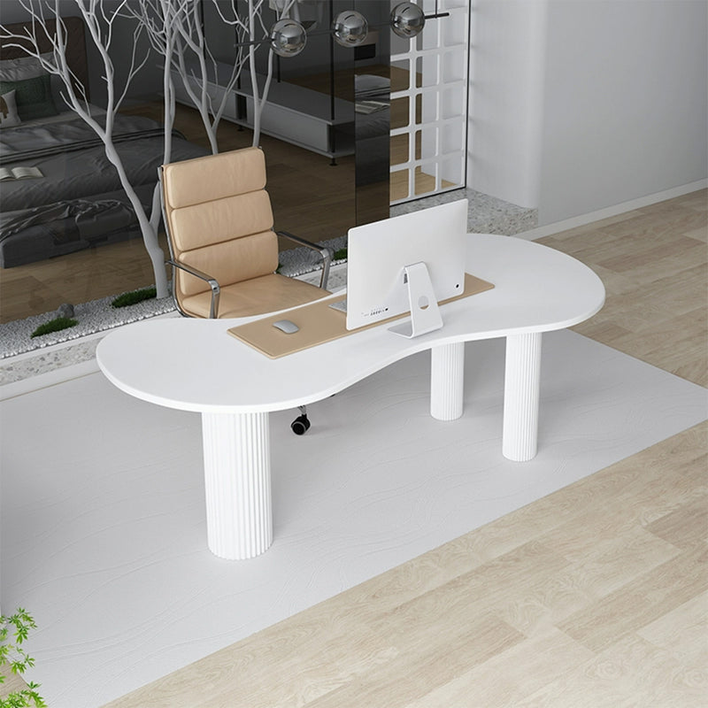 Minimalist Executive Desk Irregular-Shaped Computer Desk