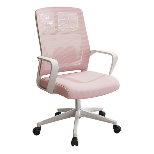 Minimalist Mobile Computer Office with Nylon Base and Casters Zimasya