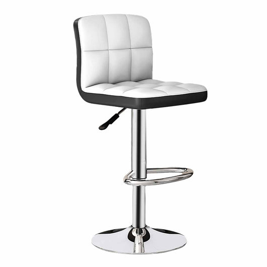 Adjustable Bar Stool with Backrest & Swivel for Commercial and Home Zimasya