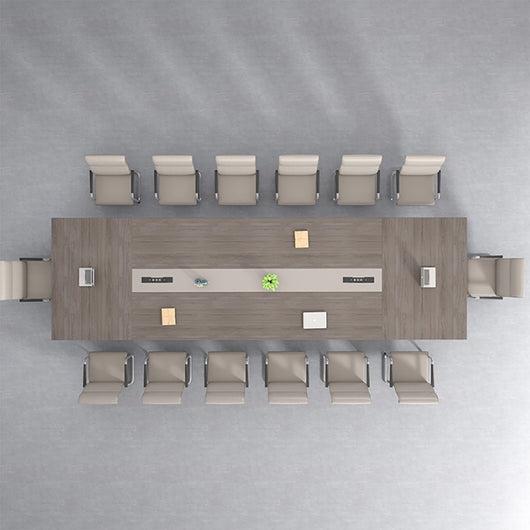 Creative Frame Rectangular Conference Table for Office Meeting Rooms Zimasya