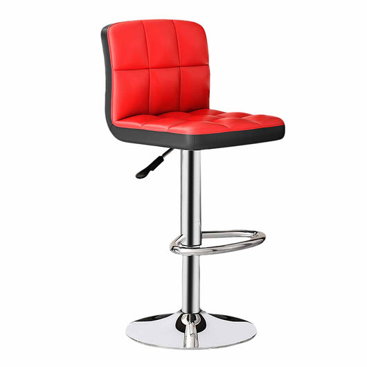 Adjustable Bar Stool with Backrest & Swivel for Commercial and Home Zimasya