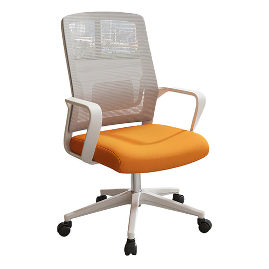 Minimalist Mobile Computer Office with Nylon Base and Casters Zimasya