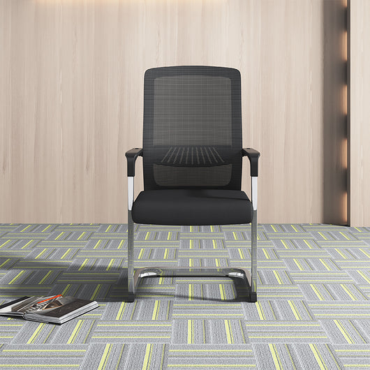Modern Rectangular Conference Table with Cable Management Box Ziamsya