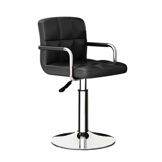 Adjustable Bar Stool with Backrest & Swivel for Commercial and Home Zimasya