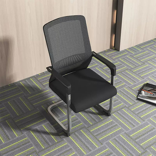 Modern Rectangular Conference Table with Cable Management Box Ziamsya