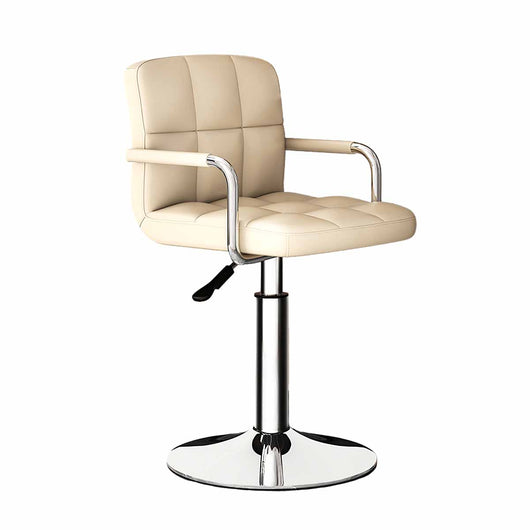 Adjustable Bar Stool with Backrest & Swivel for Commercial and Home Zimasya