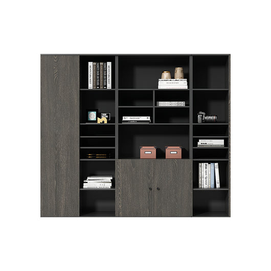 Modern L-Shaped Executive Desk with Side Storage & Modesty Panel zimasya