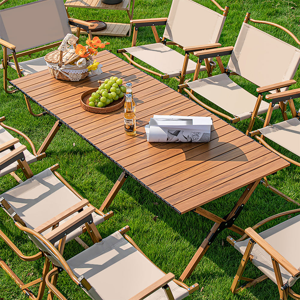 Outdoor Folding Camping Table and Chair Set