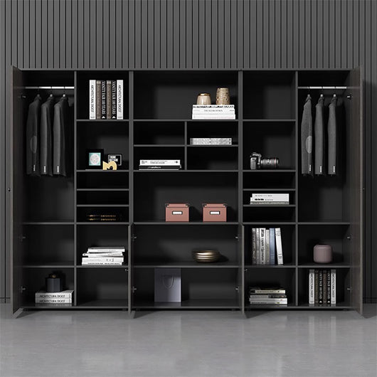Modern L-Shaped Executive Desk with Side Storage & Modesty Panel zimasya