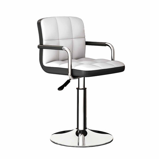 Adjustable Bar Stool with Backrest & Swivel for Commercial and Home Zimasya