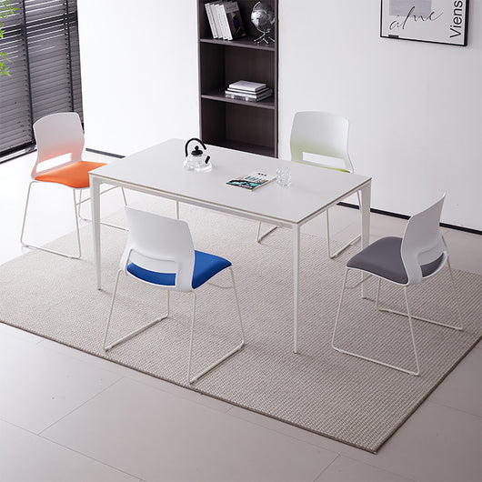 Minimalist Stackable Plastic Office Chairs for Meeting Rooms Zimasya