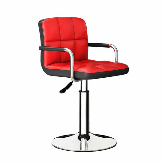 Adjustable Bar Stool with Backrest & Swivel for Commercial and Home Zimasya