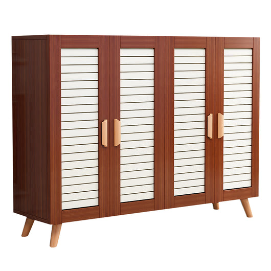 Retro Shoe Storage Cabinet with Ample Storage for Home Entryway Zimasya