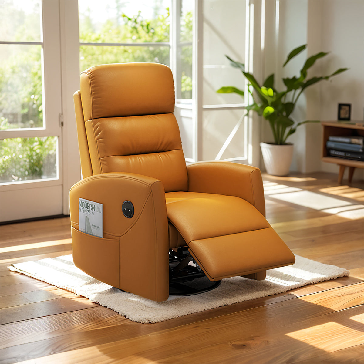 Power Recliner Chair with Electric, Swivel & Multi-Functional for Living Room