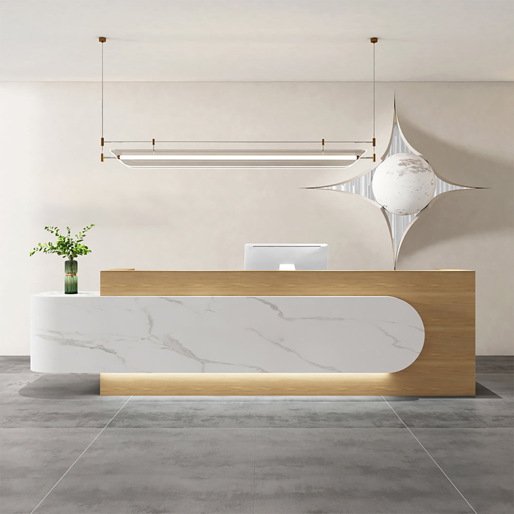 Modern Multi-functional Lobby Reception Desk for Office（Stock Items）