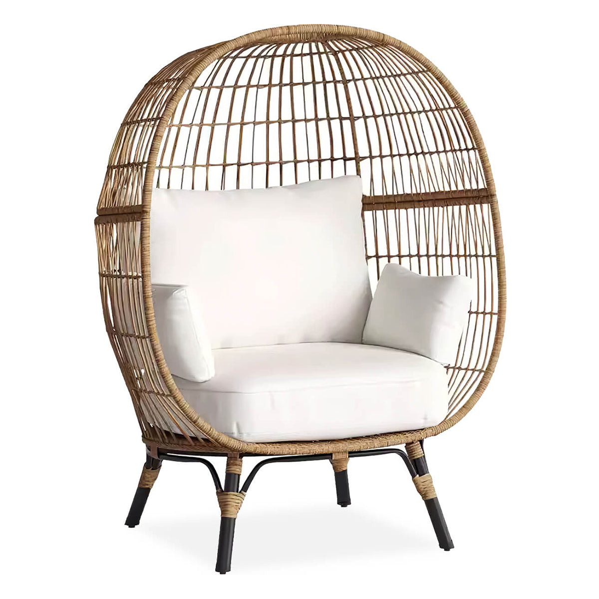 Wicker Outdoor Bird Nest Chair for Patio Zimasya Furniture Store