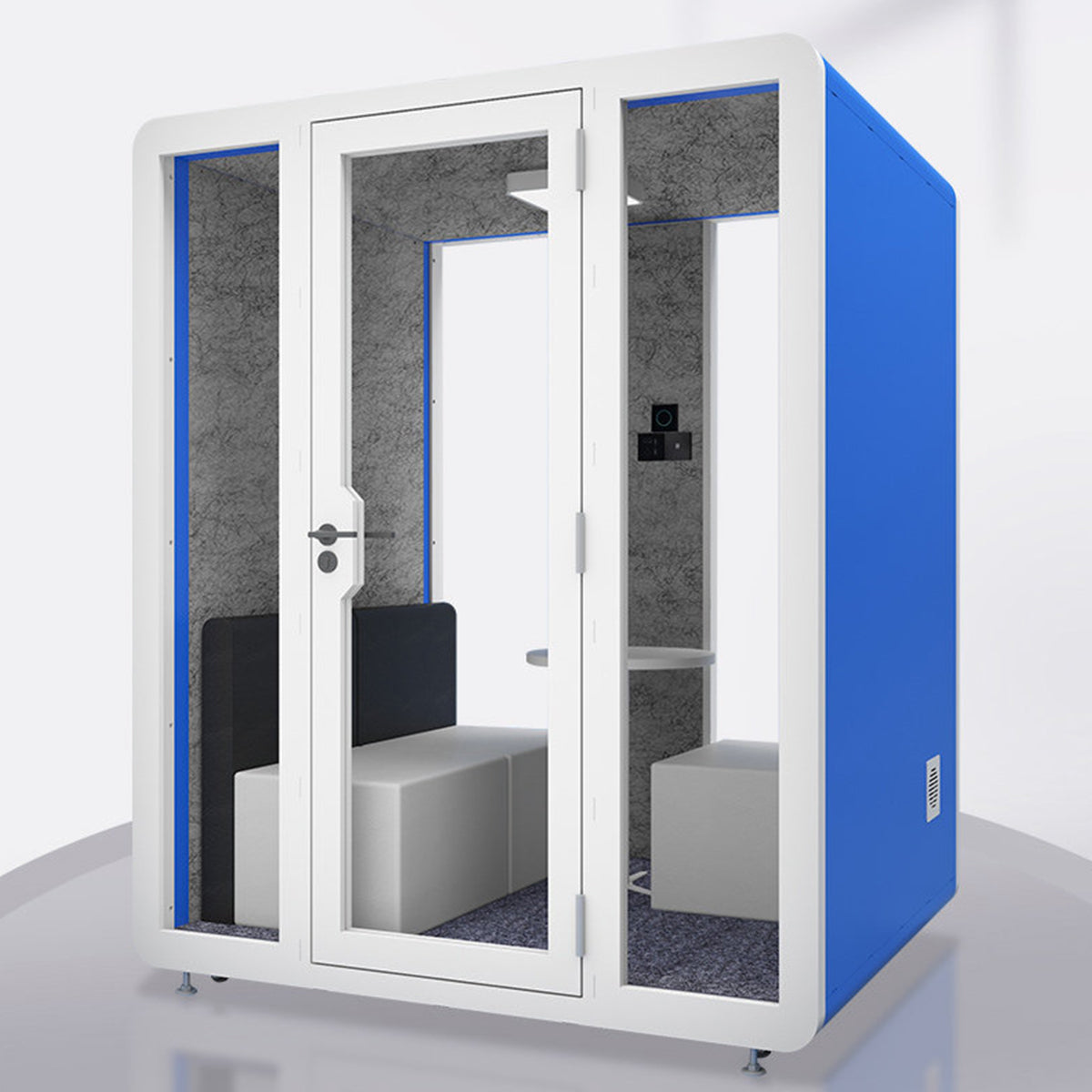 Professional Acoustic Pod with Multi-layer Soundproof Structure, Laminated Safety Glass & Modular Installation for Private Workspaces