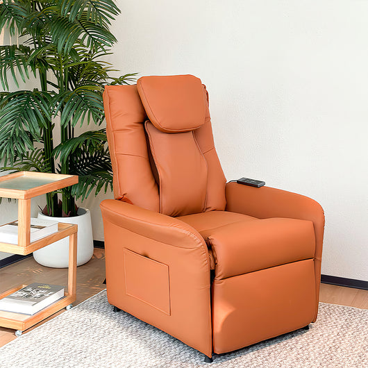 Electric Sofa Recliner Single Lounge Chair with Lift-Up Footrest