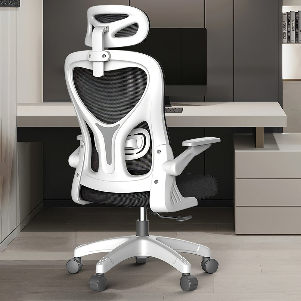 Modern Rolling Casters Office Chair with Height Adjustment Design