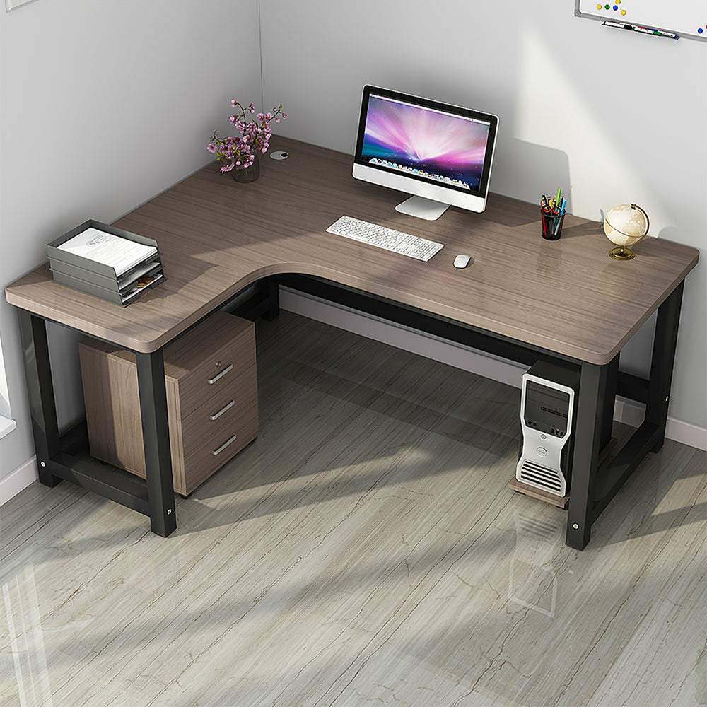Modern L-Shaped Corner Home Office Computer Desk