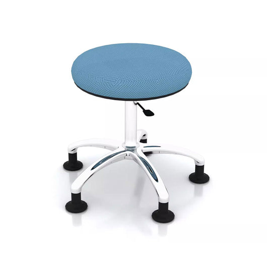 Modern Corner Consultation Desk for Doctors with Side Storage Cabinet Zimasya