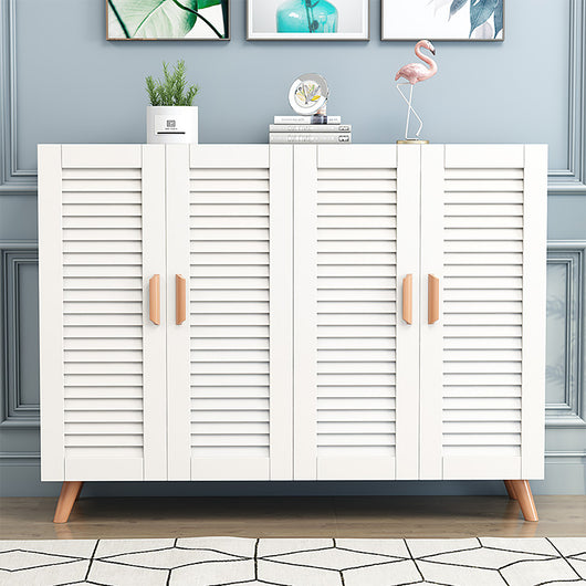 Retro Shoe Storage Cabinet with Ample Storage for Home Entryway Zimasya