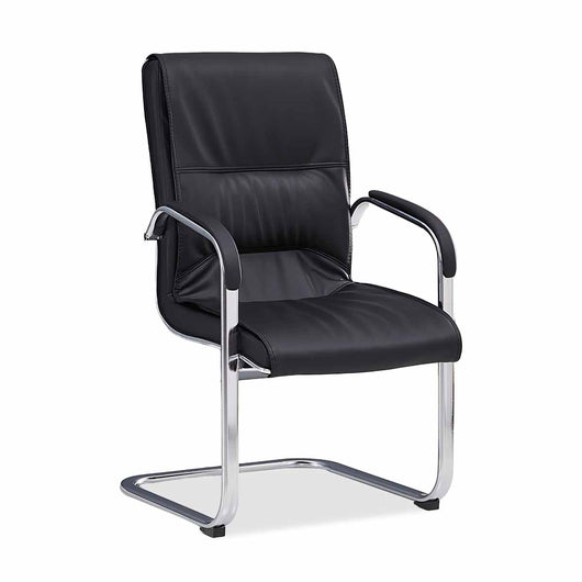 Minimalist Office Conference Chair with Backrest and Armrests Zimasya