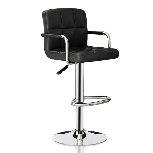 Adjustable Bar Stool with Backrest & Swivel for Commercial and Home Zimasya
