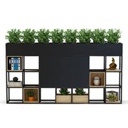 Multi-Functional Iron Frame Divider Storage Shelf for Offices & Living Room Zimasya