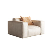 Modern Sofa with Armrests, Water-Resistant & High-Density Foam for Living Room