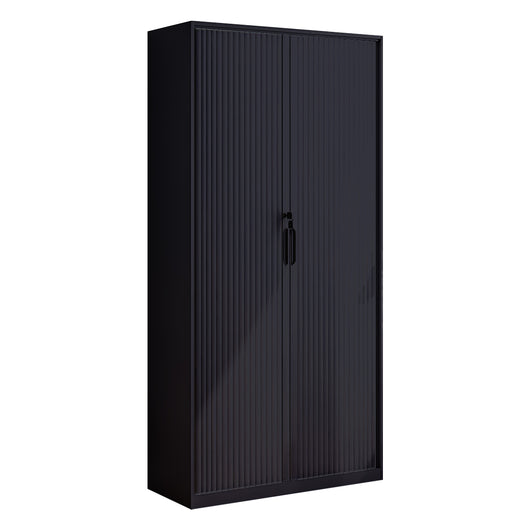 Multifunctional Steel Sliding Tambour Door Filing Cabinet for Office Zimasya