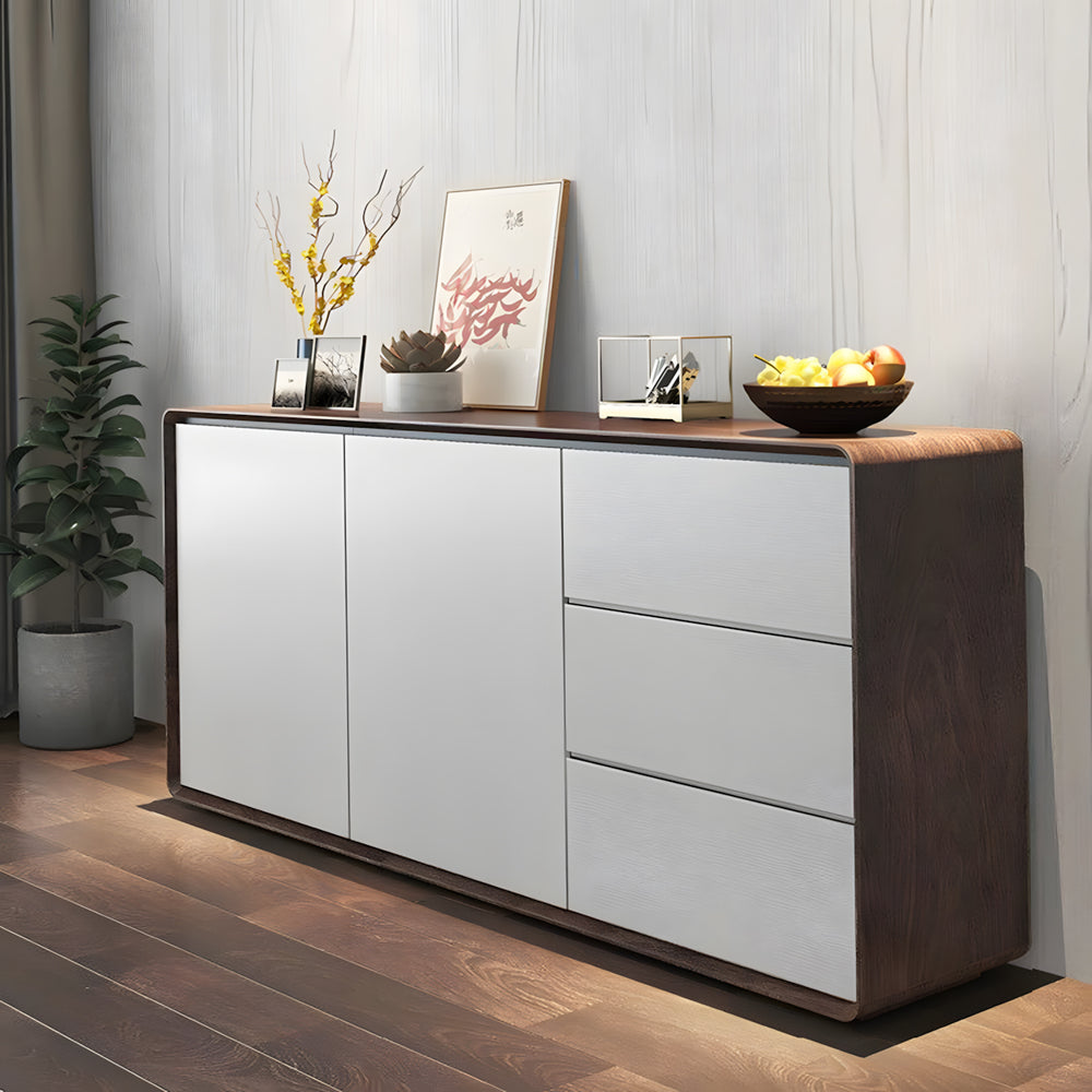 Modern Storage Cabinet with Dustproof Doors & Multi-Compartment Organizer for Home or Office (Stock Items)