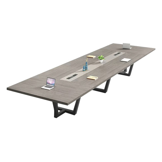 Creative Frame Rectangular Conference Table for Office Meeting Rooms Zimasya