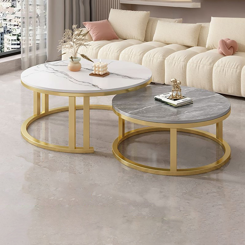 Modern Round Coffee Table for Living Room