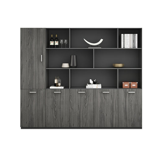 Minimalist Executive Office Desk with Drawers and Cabinet Zimasya