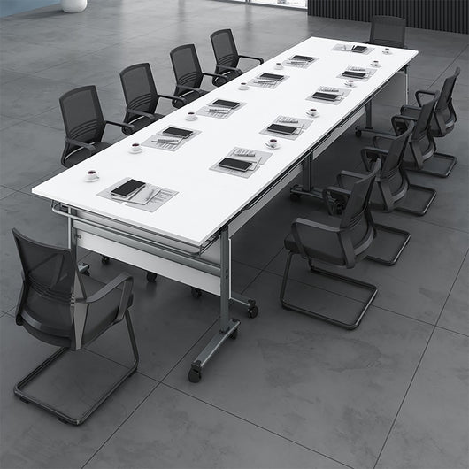 Multi-Functional Foldable Office Training Table with Wheels Zimasya