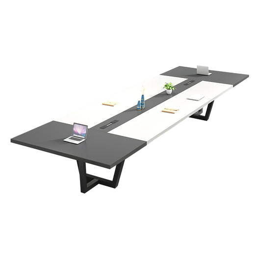 Creative Frame Rectangular Conference Table for Office Meeting Rooms Zimasya