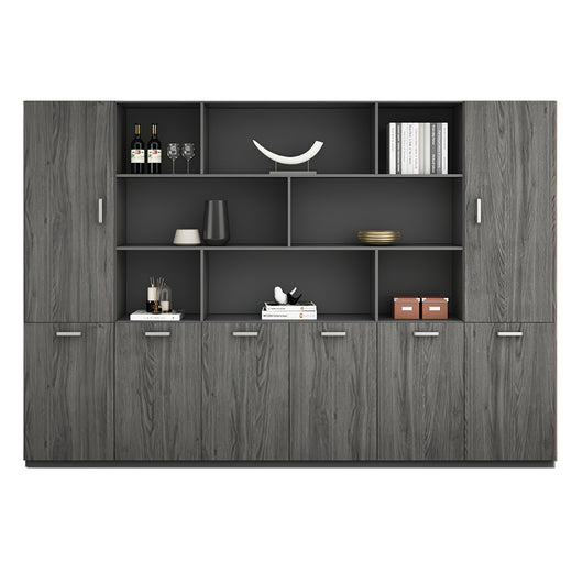 Minimalist Executive Office Desk with Drawers and Cabinet Zimasya