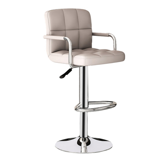 Adjustable Bar Stool with Backrest & Swivel for Commercial and Home Zimasya