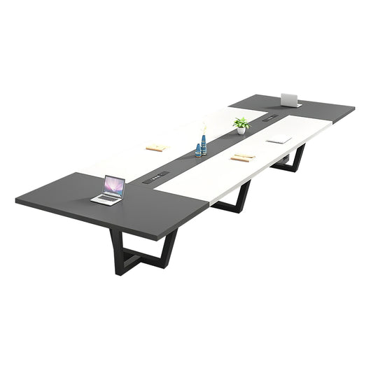 Creative Frame Rectangular Conference Table for Office Meeting Rooms Zimasya