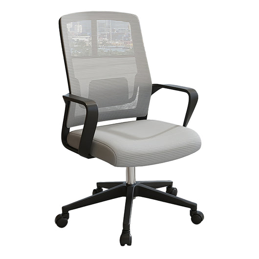 Minimalist Mobile Computer Office with Nylon Base and Casters Zimasya
