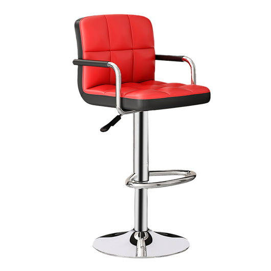 Adjustable Bar Stool with Backrest & Swivel for Commercial and Home Zimasya