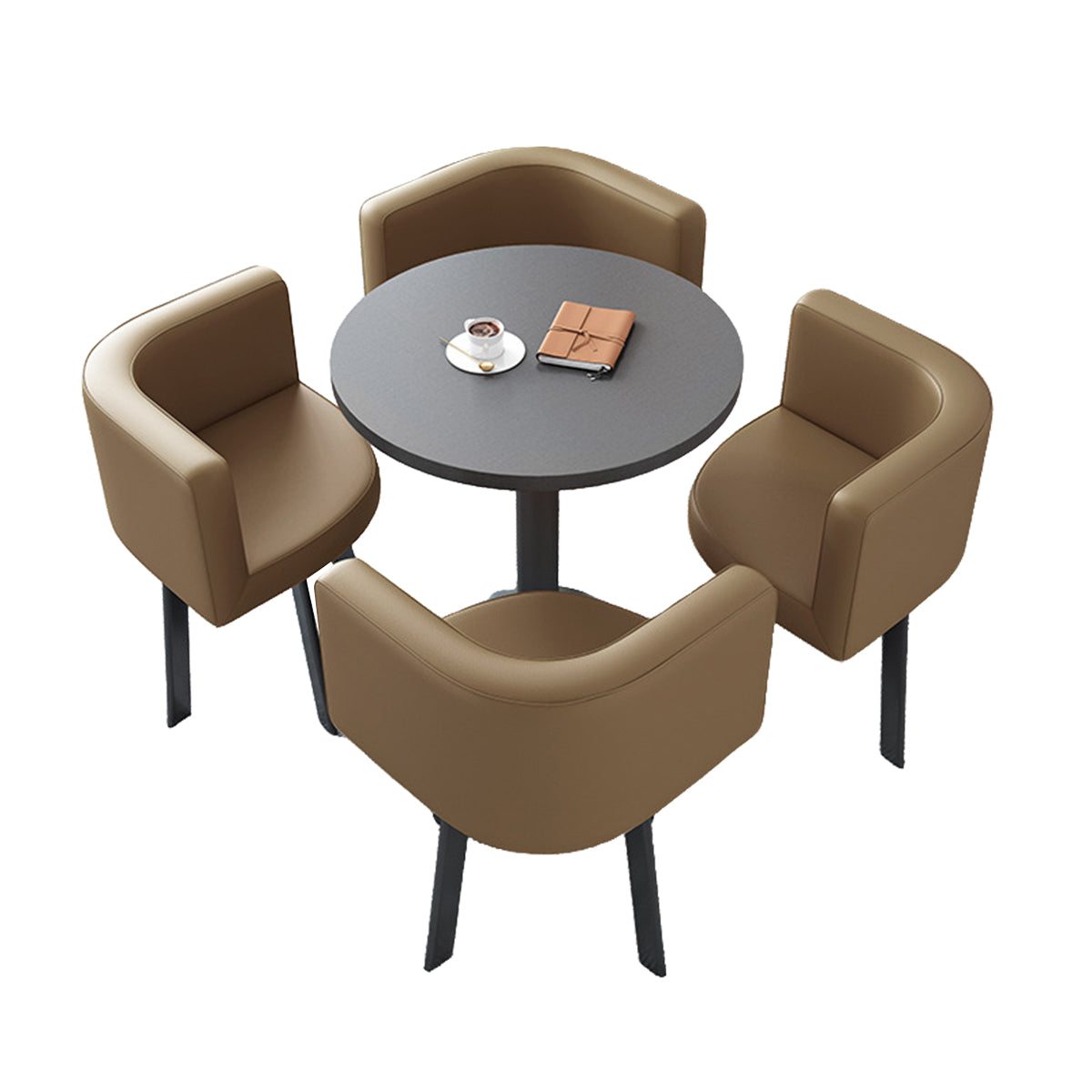 Round Table with 4 Chairs – Perfect for Customer Meeting or Lounge Area ...