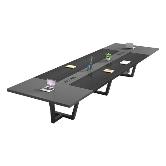 Creative Frame Rectangular Conference Table for Office Meeting Rooms Zimasya