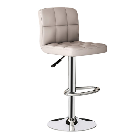 Adjustable Bar Stool with Backrest & Swivel for Commercial and Home Zimasya