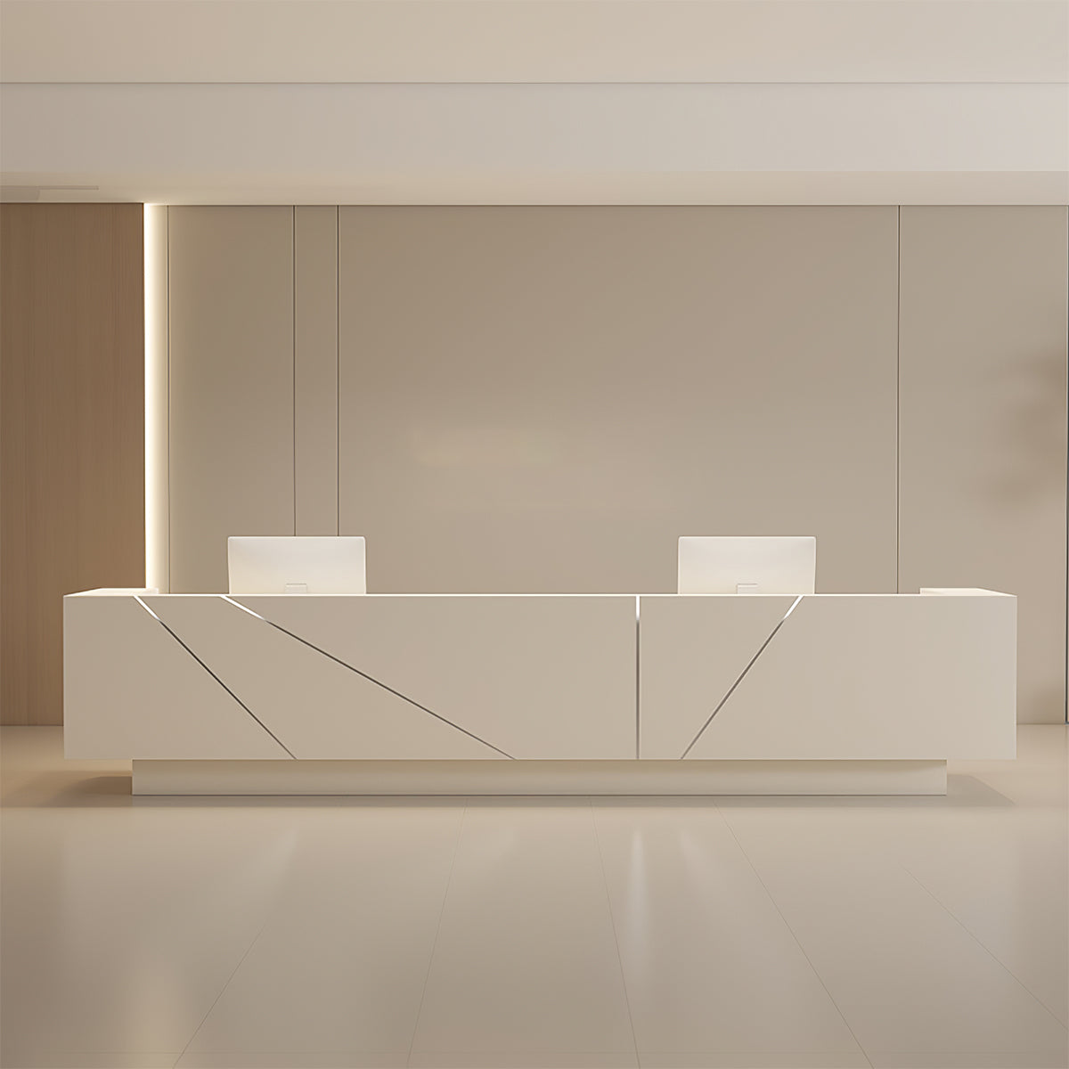 High-End Office Reception Desk for Company Lobby
