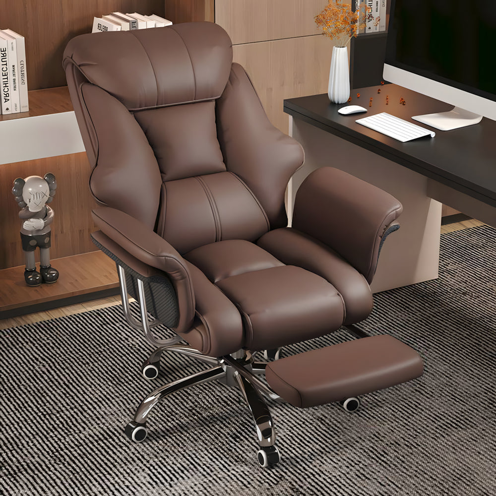 Comfortable Swivel Office Chair with Adjustable Height for Work & Study