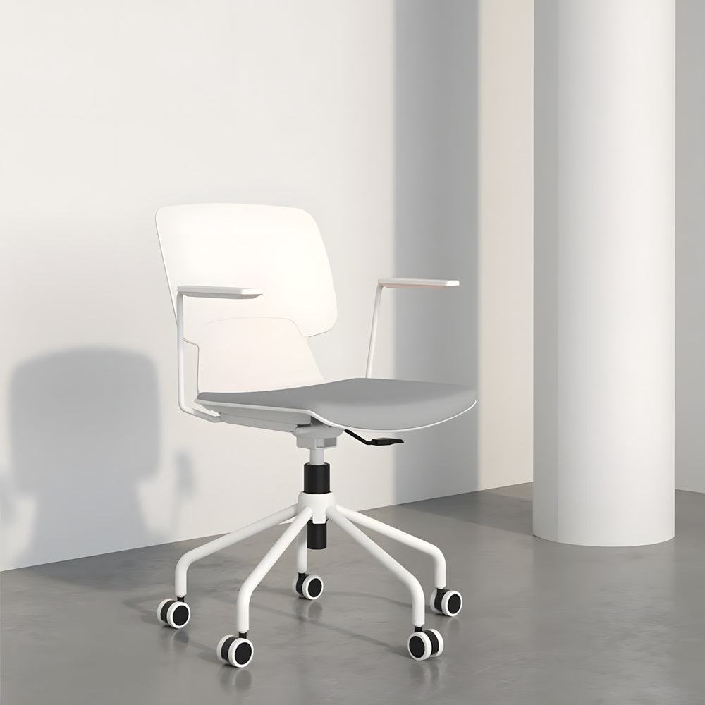 Minimalist Swivel Office Chair with Adjustable Height for Training & Conference